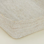 essential woven letter tray in white