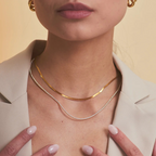diana tennis necklace in gold