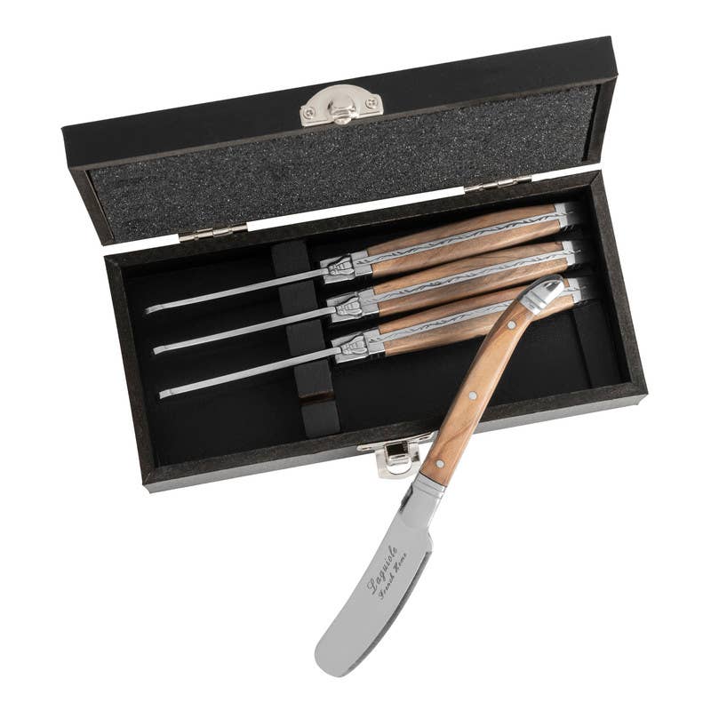olive wood spreader set