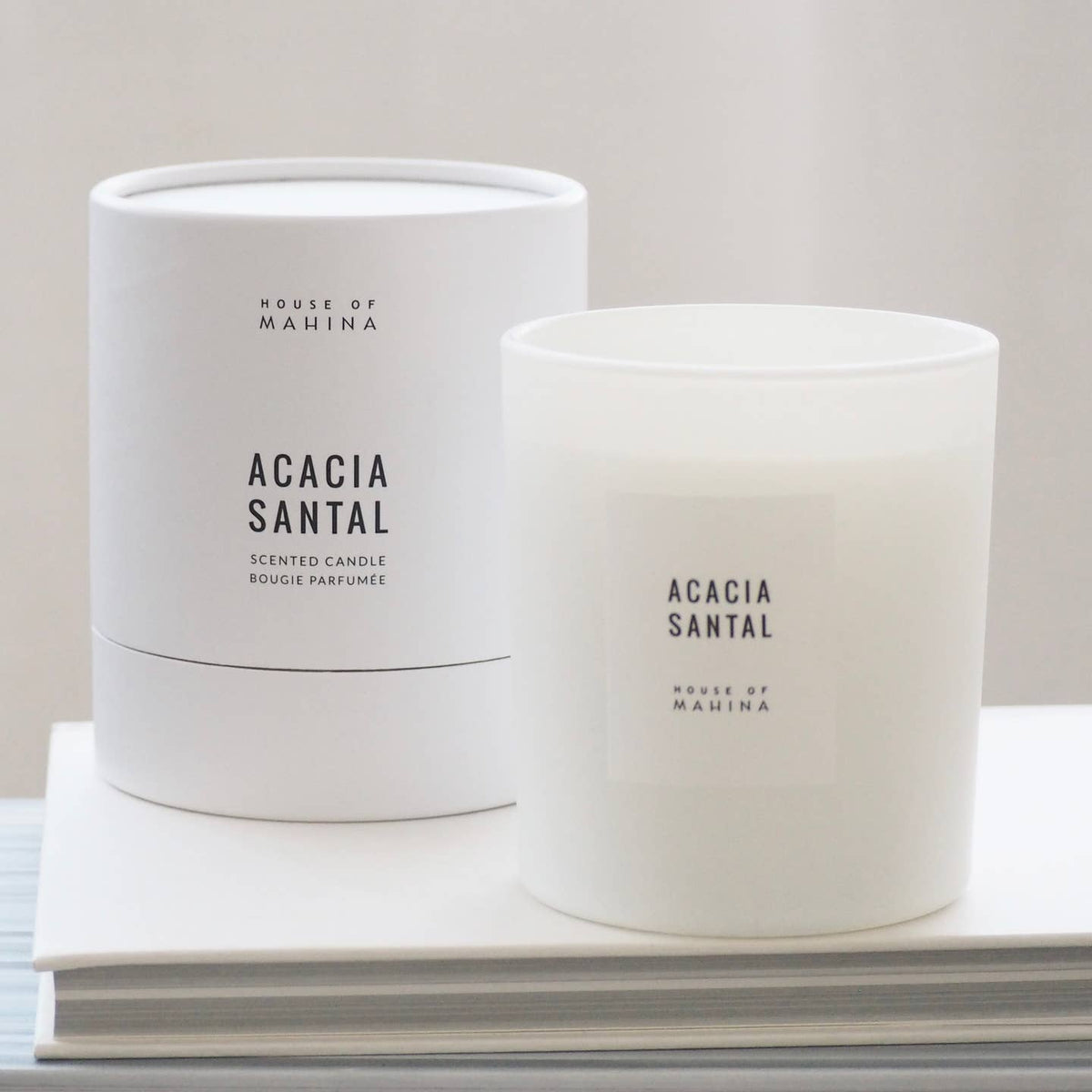 acacia santal candle - size options