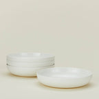 simple porcelain low bowl