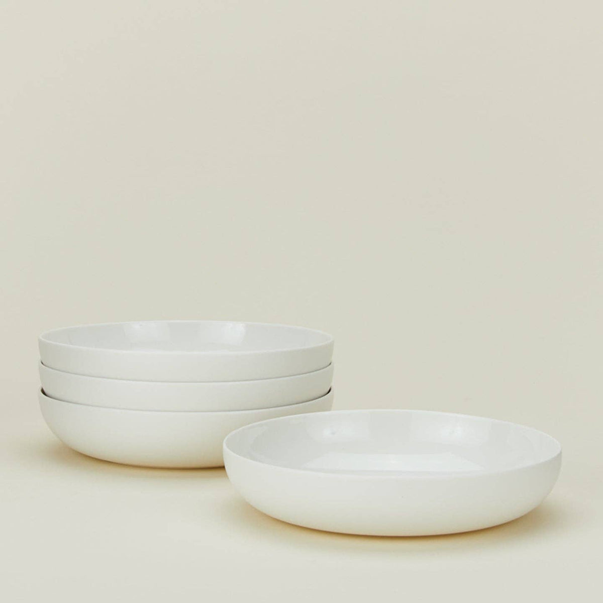 simple porcelain low bowl