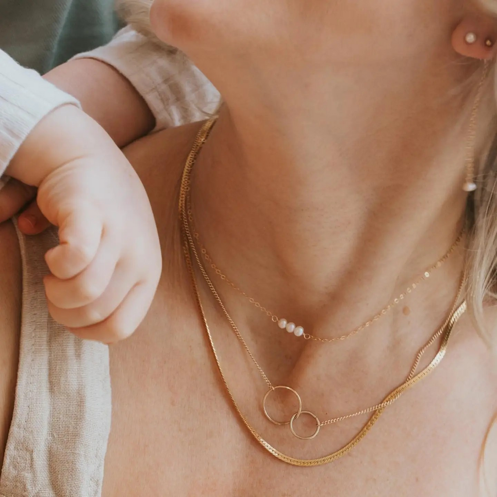 pearl linked necklace - choose your own