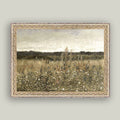 wildflower field framed art - size options
