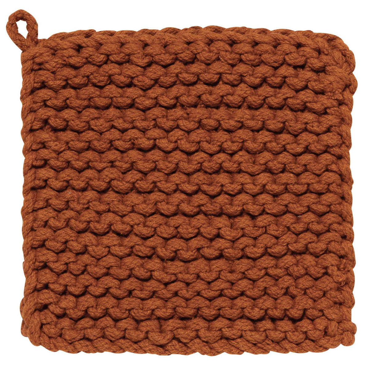 knit potholder