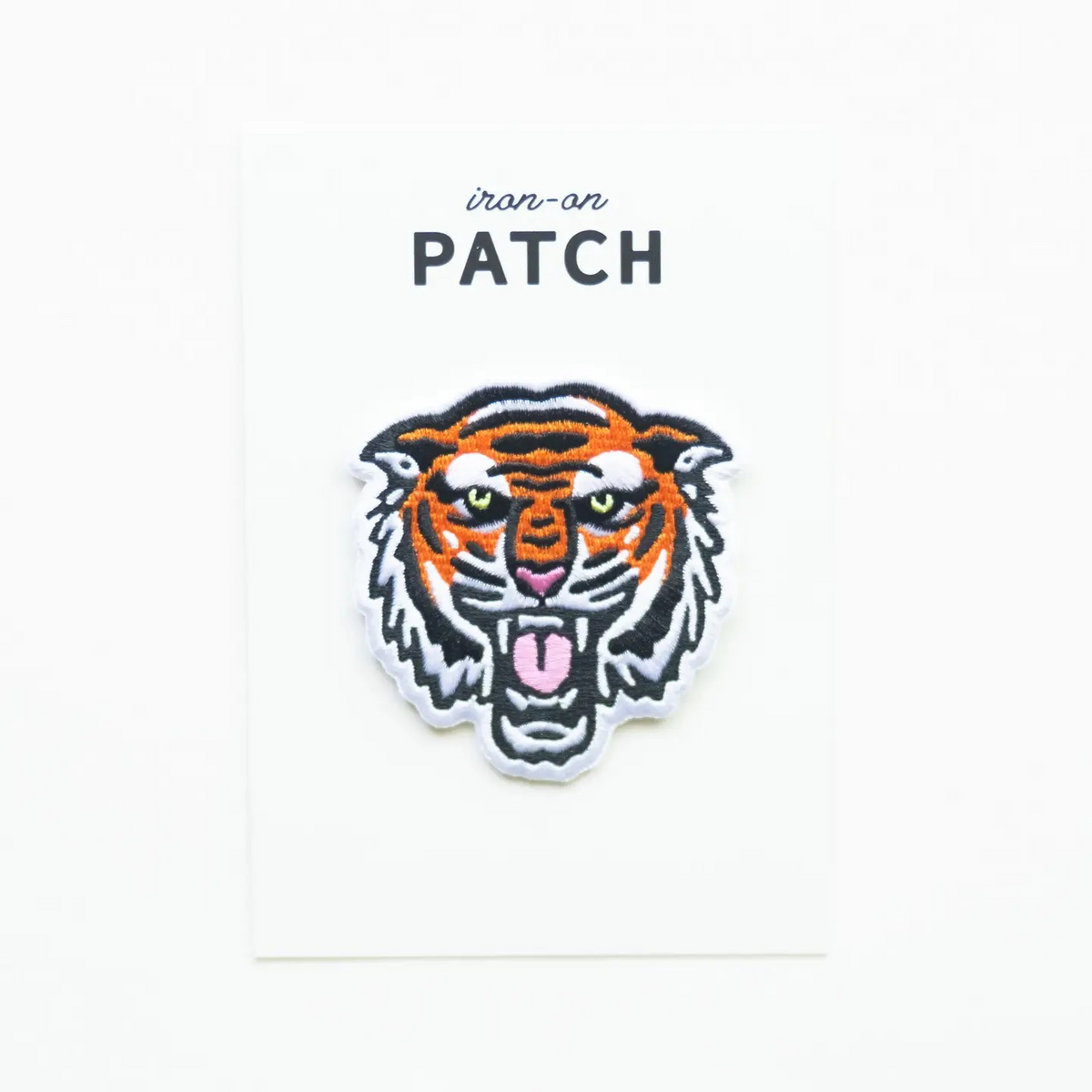 bengal tiger embroidered iron on patch