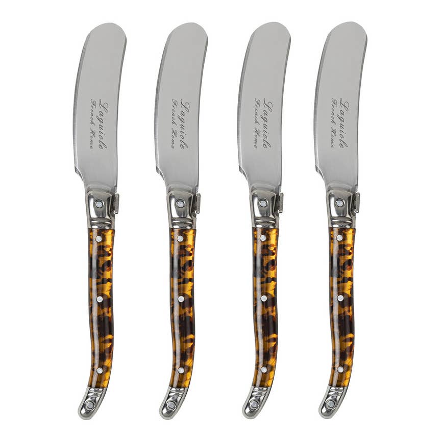 tortoise shell laguiole spreader