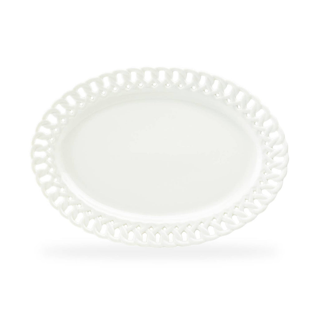 white heirloom procelain serving platter