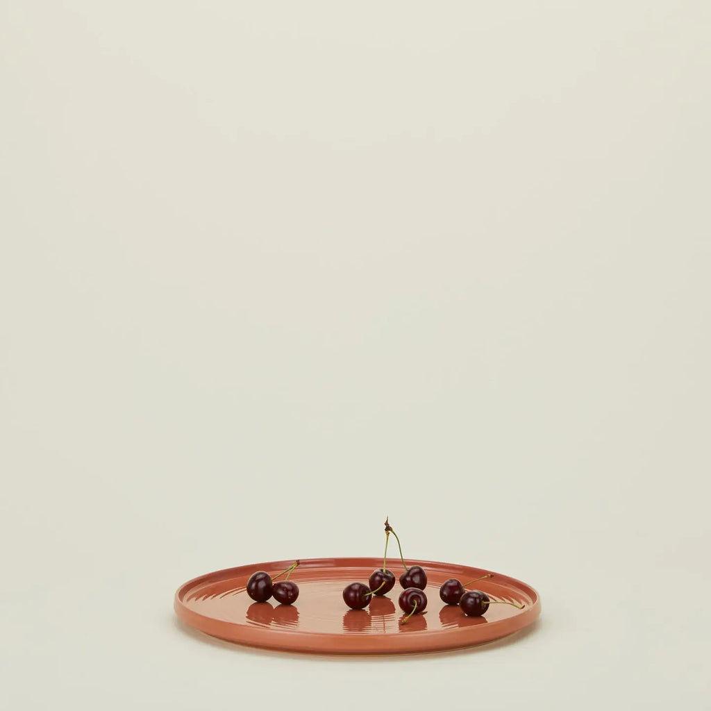 essential serving platter in terracotta