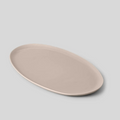 oval serving platter - desert taupe