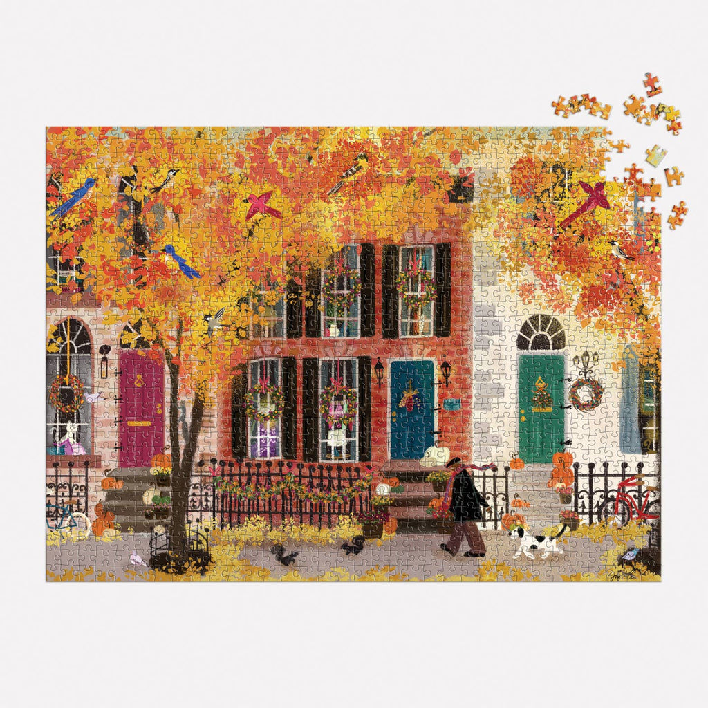 autumn in the neighborhood puzzle