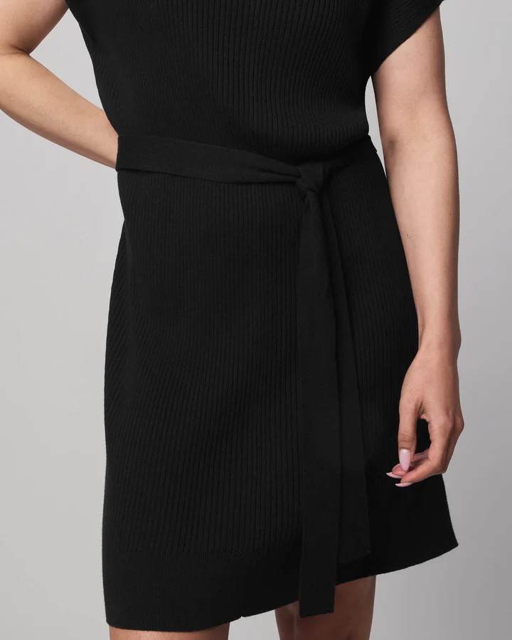 georgie mini dress in black
