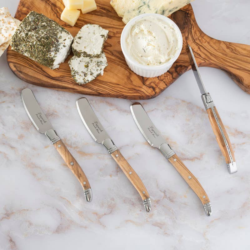 olive wood spreader set