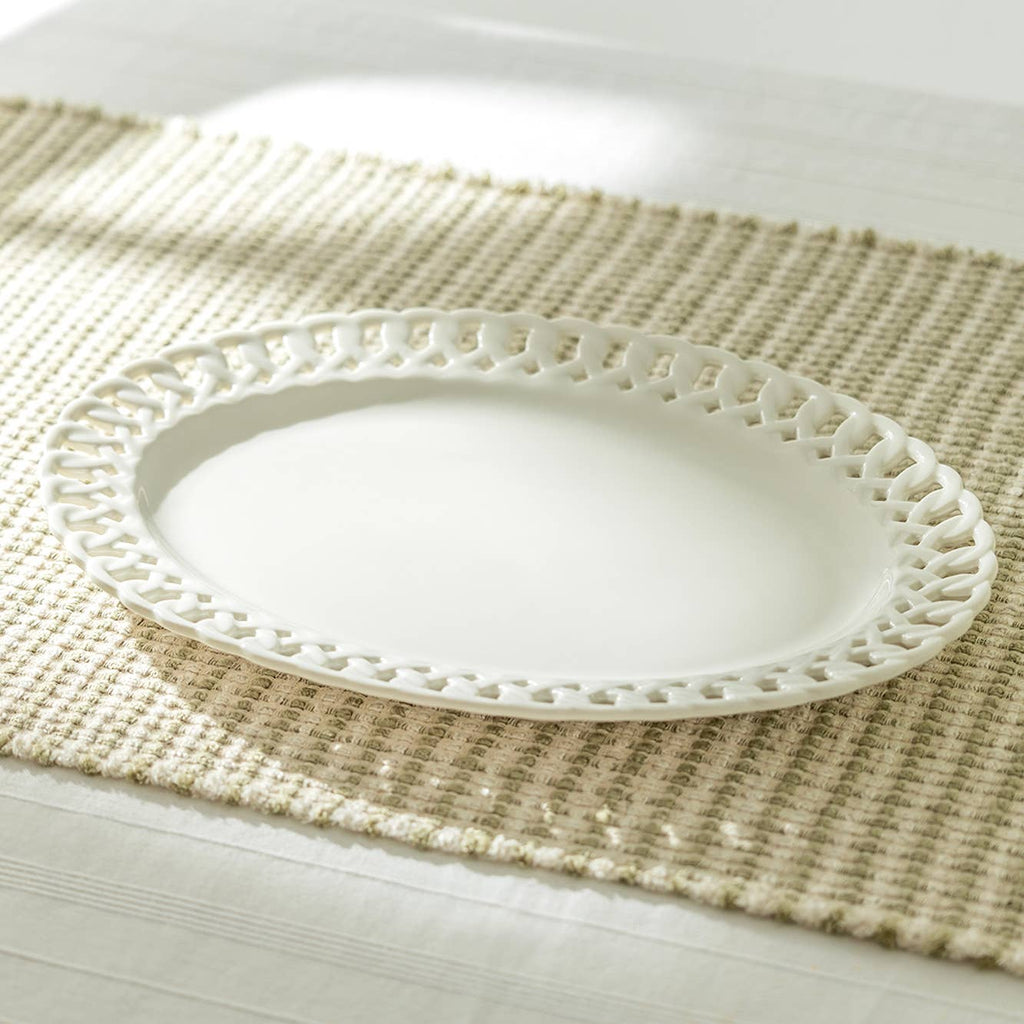 white heirloom procelain serving platter