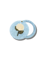 hand painted compact mirror
