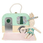 caravan bunny mini doll suitcase