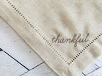 thankful cloth napkins