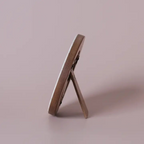 round photo frame in bone