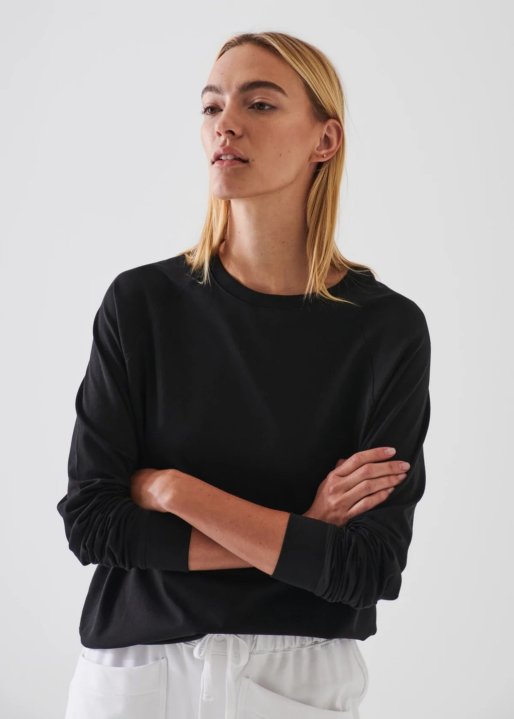 oversized raglan sweatshirt