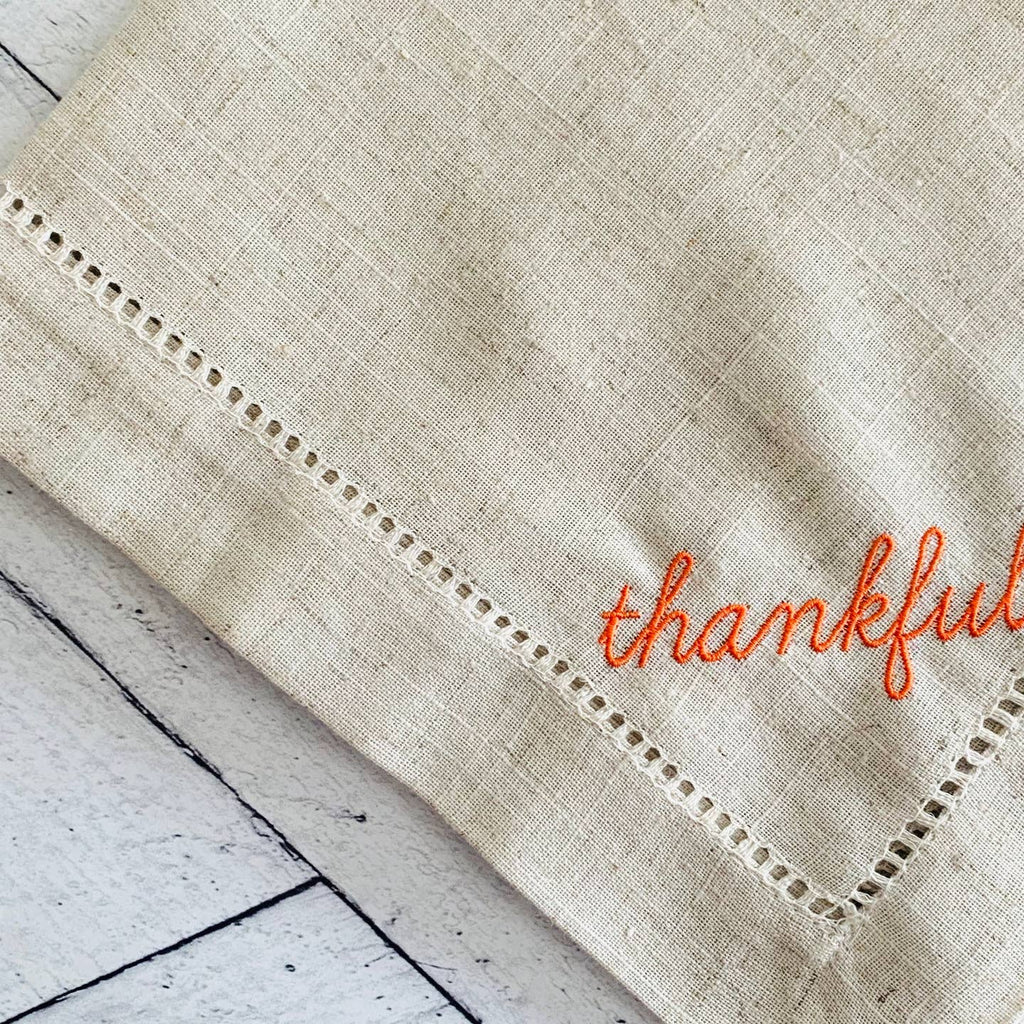 thankful cloth napkins