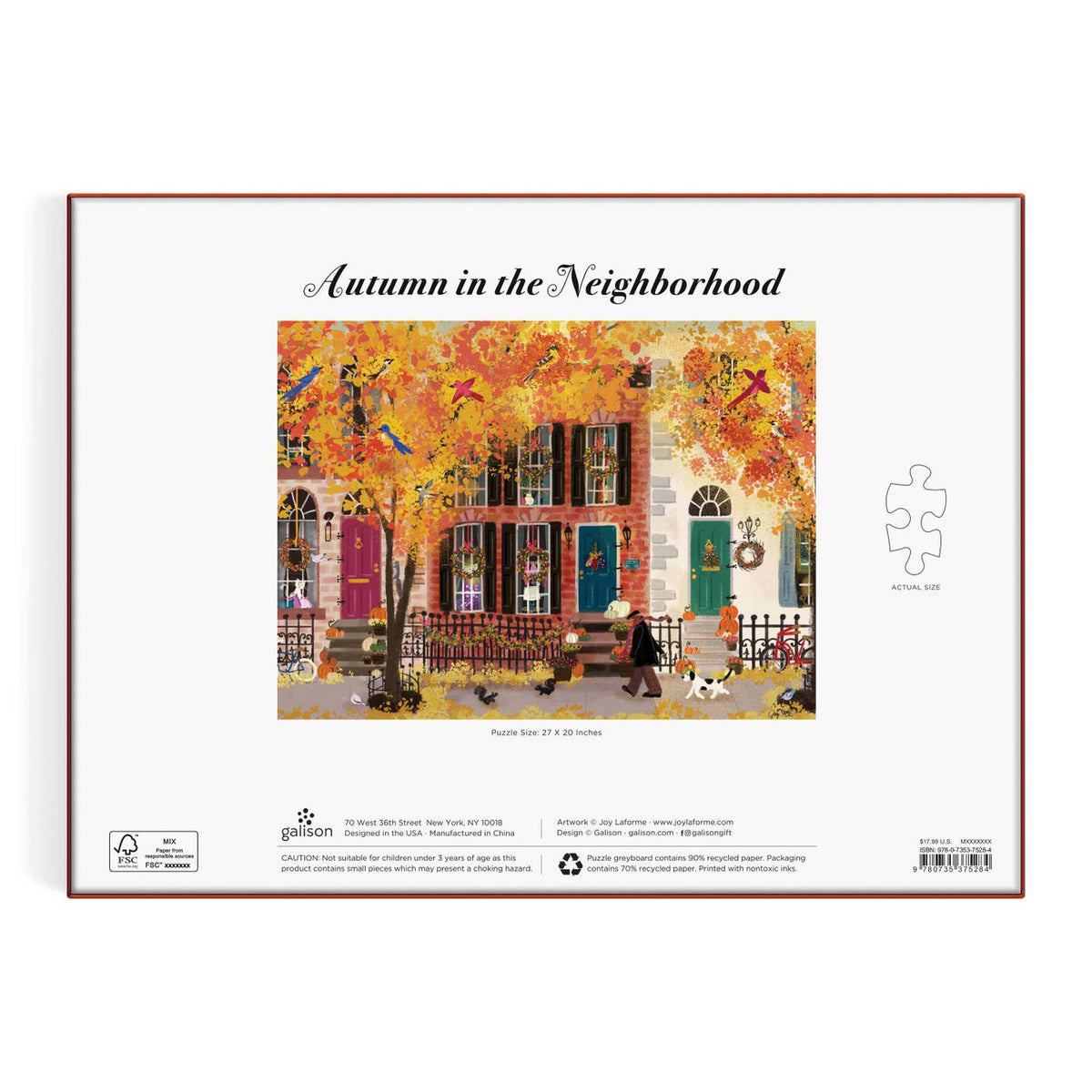 autumn in the neighborhood puzzle