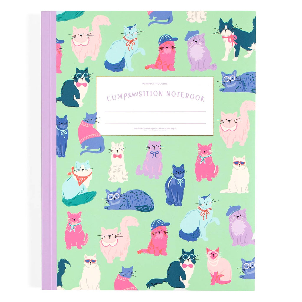 cool cats compawsition notebook