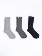 plush lounge calf sock - color & size options