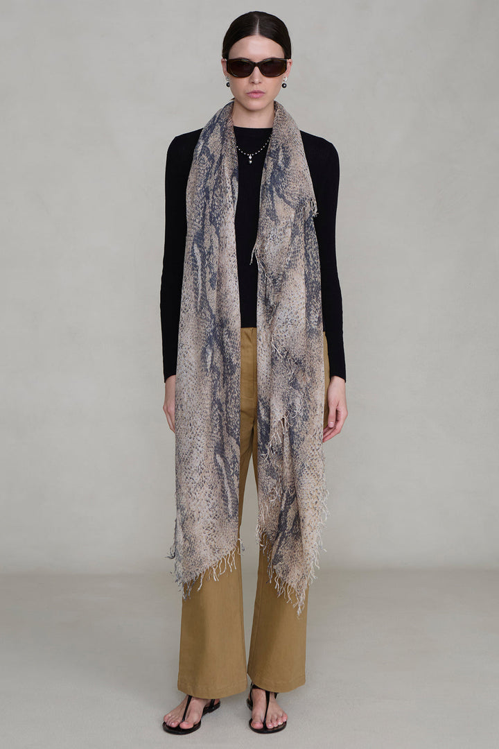 silk cashmere scarf in python