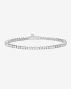 baby not your basic tennis bracelet 2mm - silver