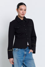 hazel military jacket
