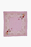 embroidered floral bandana - color options