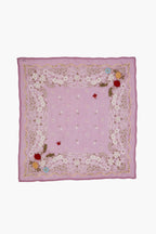 embroidered floral bandana - color options