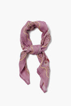 embroidered floral bandana - color options