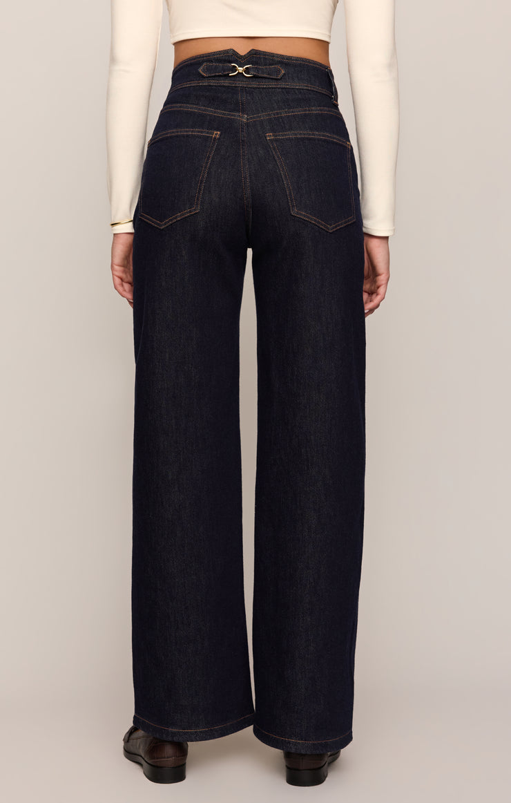 atelier denim trouser in midnight