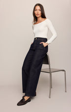 atelier denim trouser in midnight