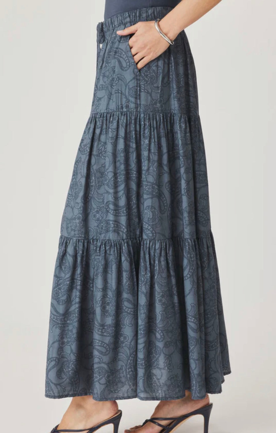 iris paisley skirt