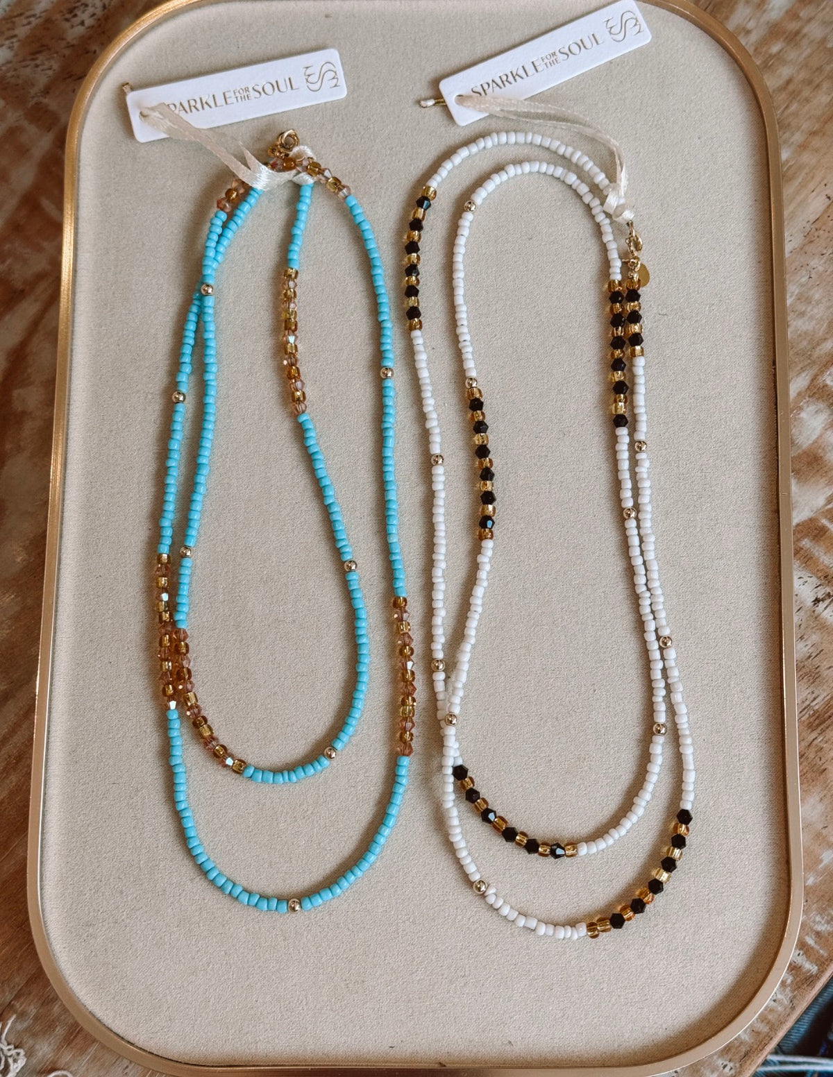 the bernice seed beads wrap necklace