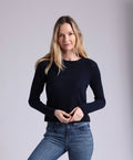 southern cashmere raglan rolled hem sweater