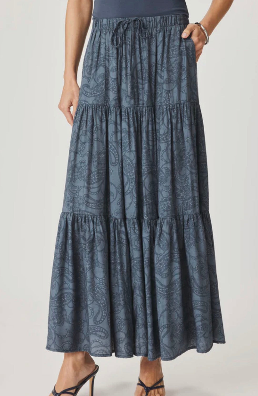 iris paisley skirt