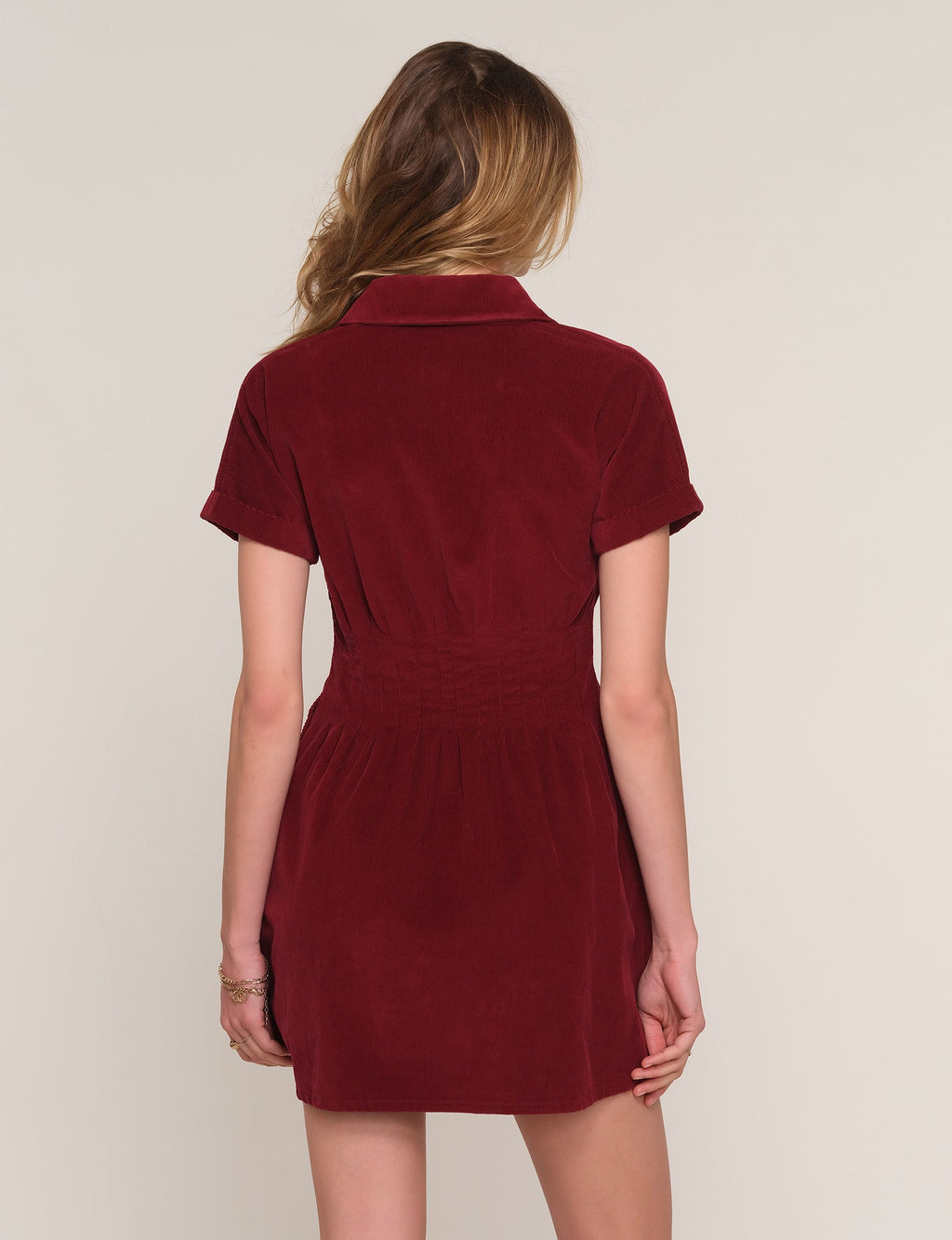 the isadora dress in merlot
