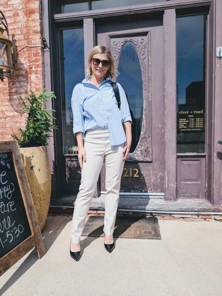 pull on ankle pant in chino