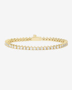 not your basic tennis bracelet 3mm - gold