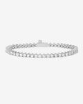 not your basic tennis bracelet 3mm - silver