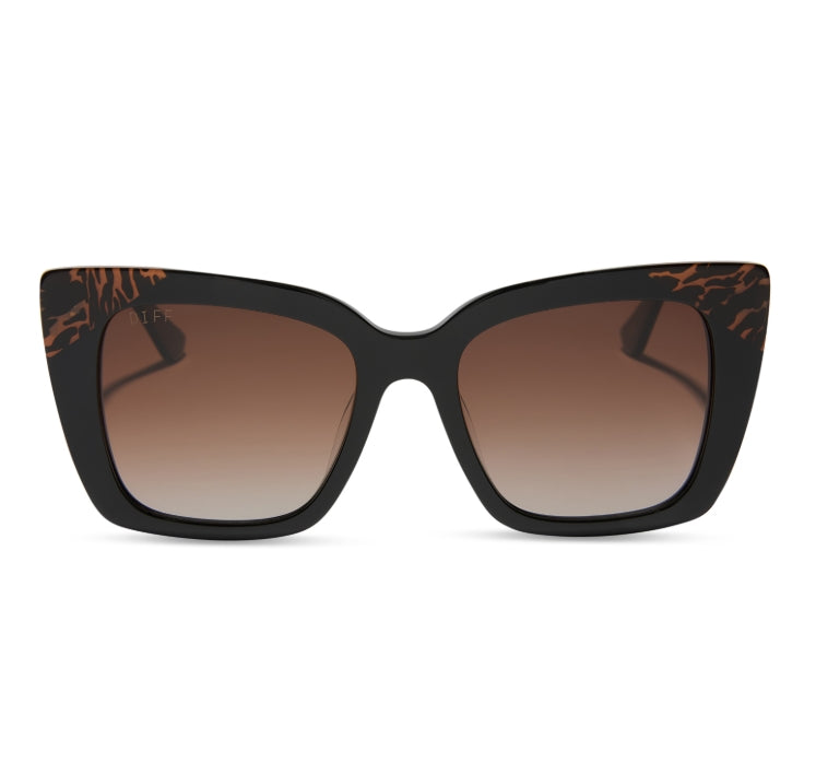 lizzy in black + brown gradient polarized