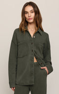 all day knit jacket in olive