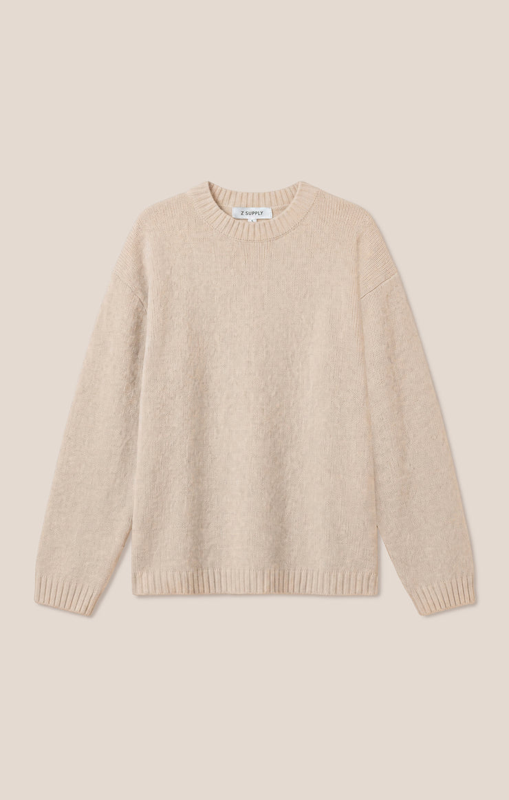 chill mode sweater in frosted pearl