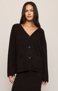 cozy moment cardi in black