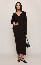 cozy moment cardi in black