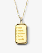 zodiac amulet necklace - sign options