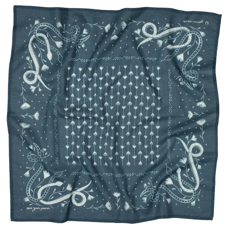 "own your power" bandana